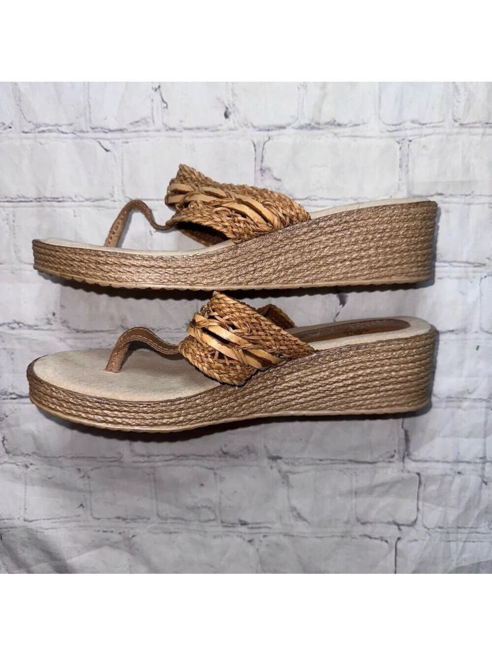 NWOT Women’s Size 9M Sbicca Claudina Wedge Sandals - Picture 3 of 6